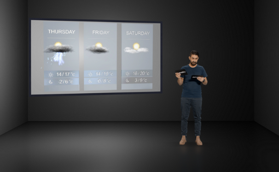 Aximmetry's Meteo plugin forecast example 29